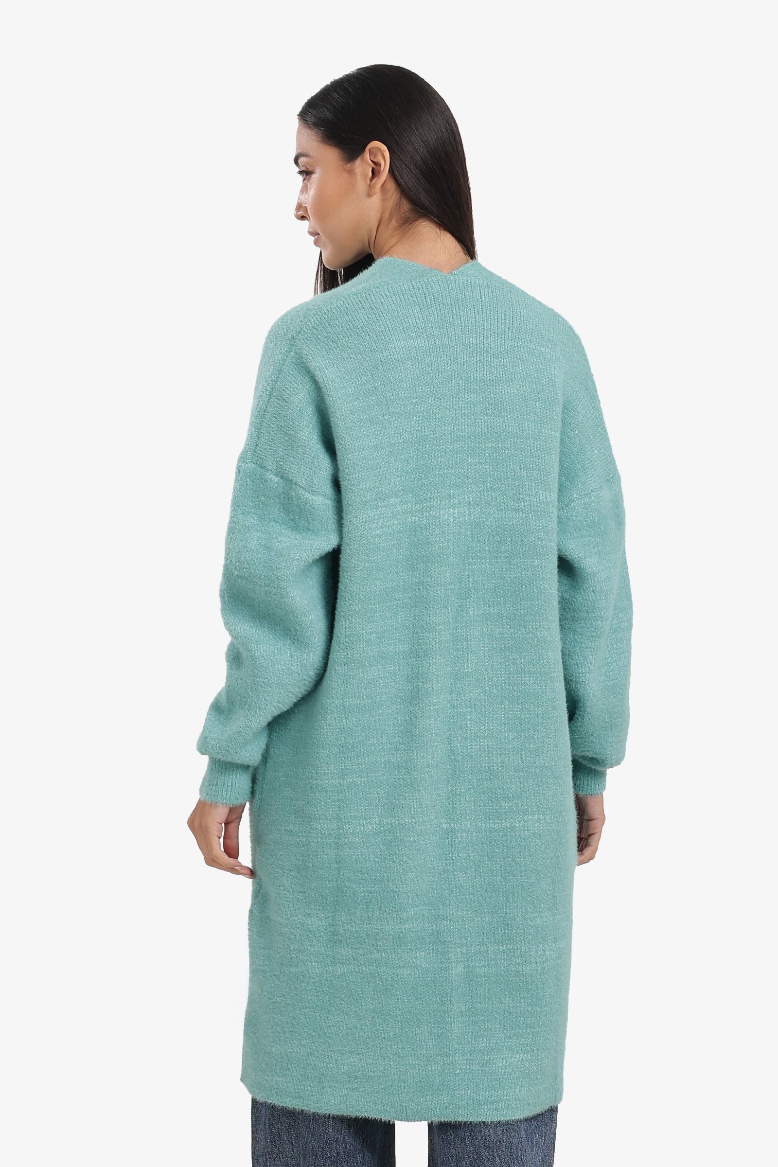 Open Neckline Cardigan