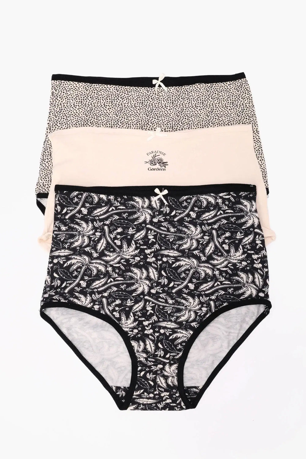 مجموعة من 3 بانتي بريف هاي ويست ملون