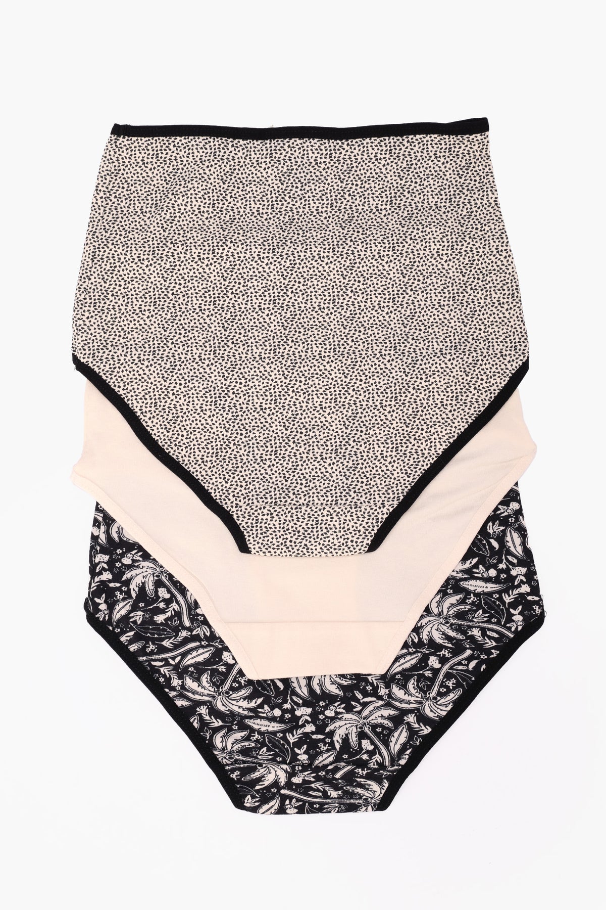 Pack of 3 Colored Full Brief Panties