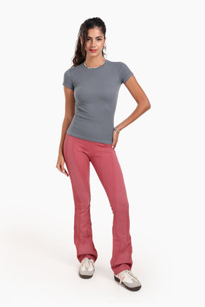 Slim Fit Ribbed Top
