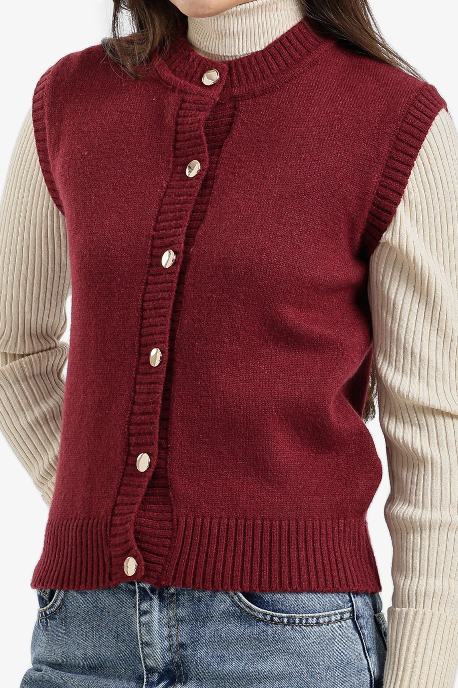 فيست بأزرار أمامية