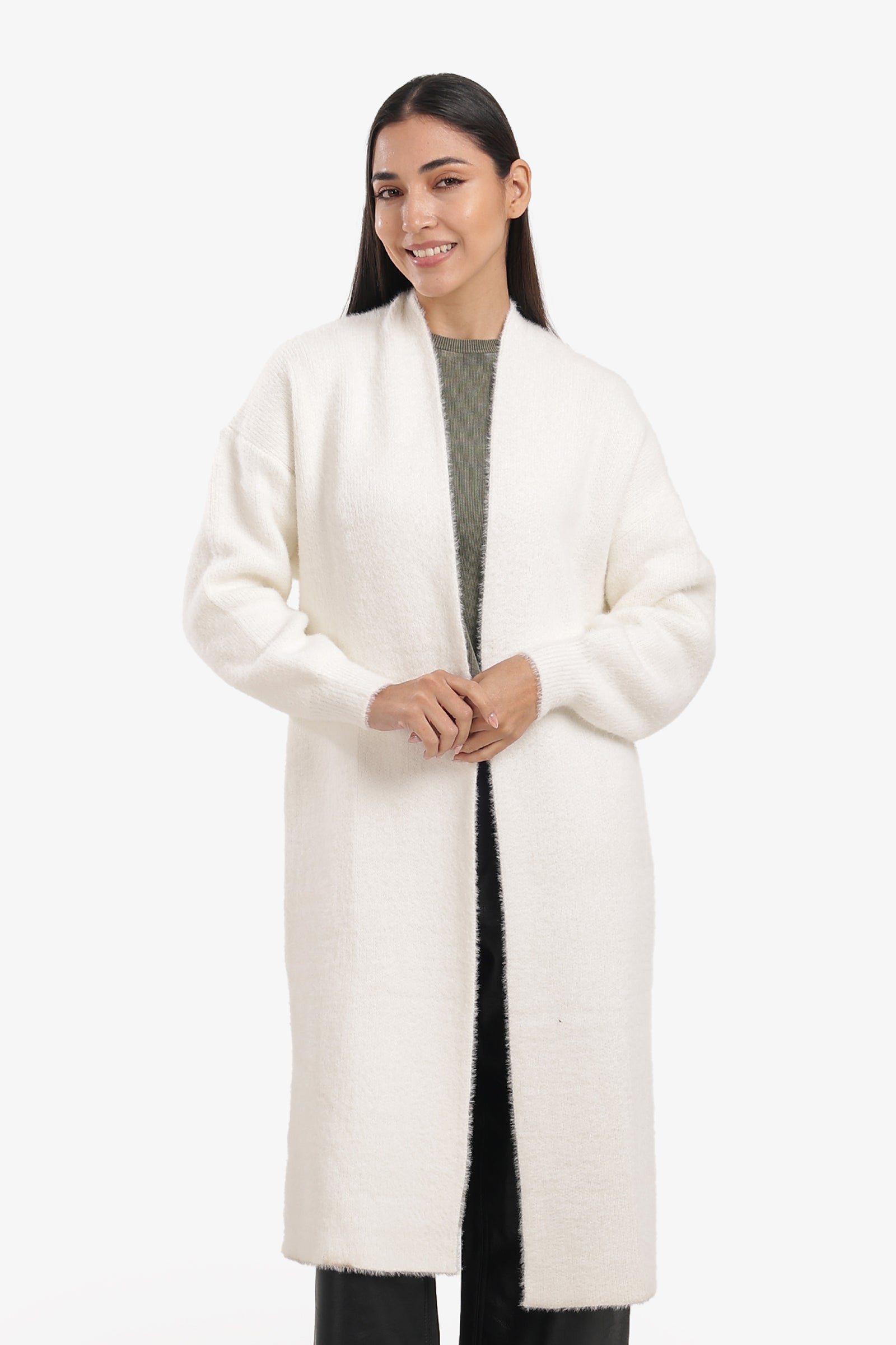 Open Neckline Cardigan