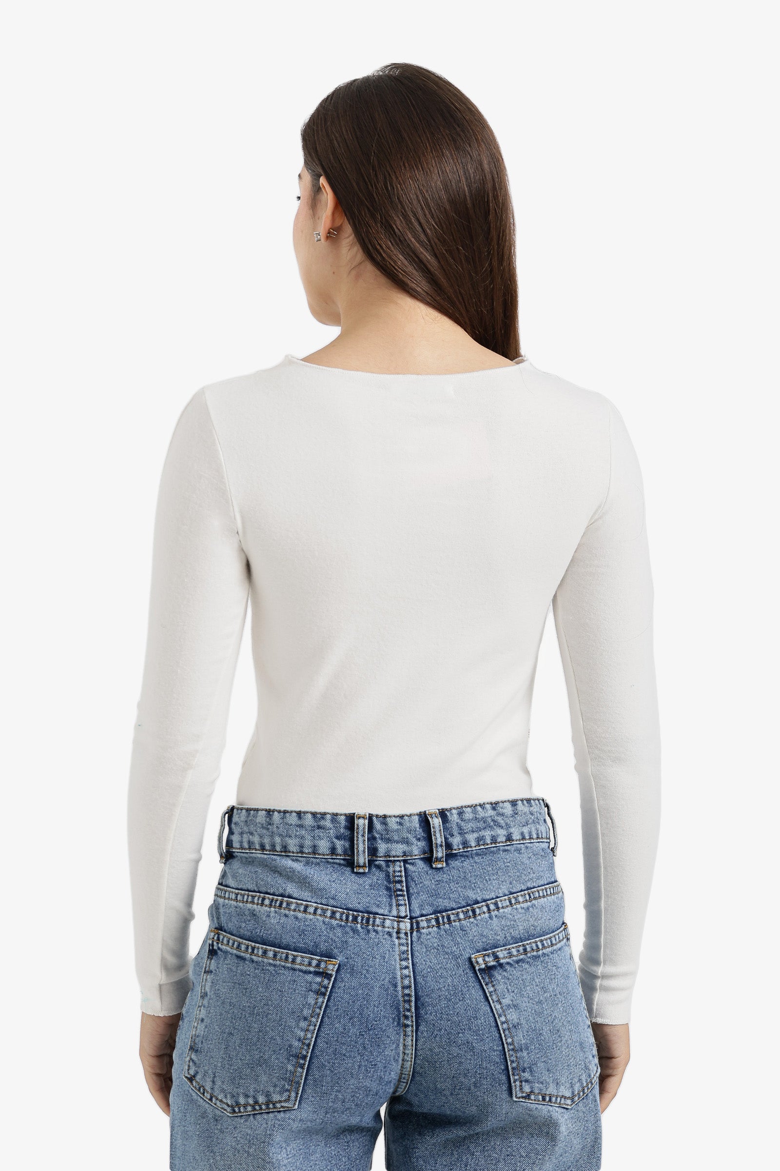 Slim Boat Neck Top