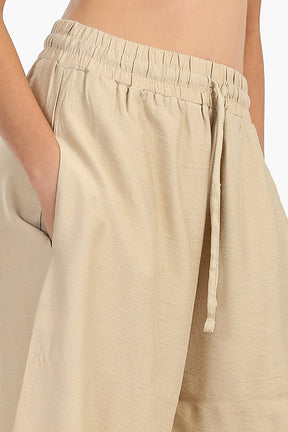 Linen Wide Leg Pants