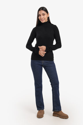 High-Neck Pullover