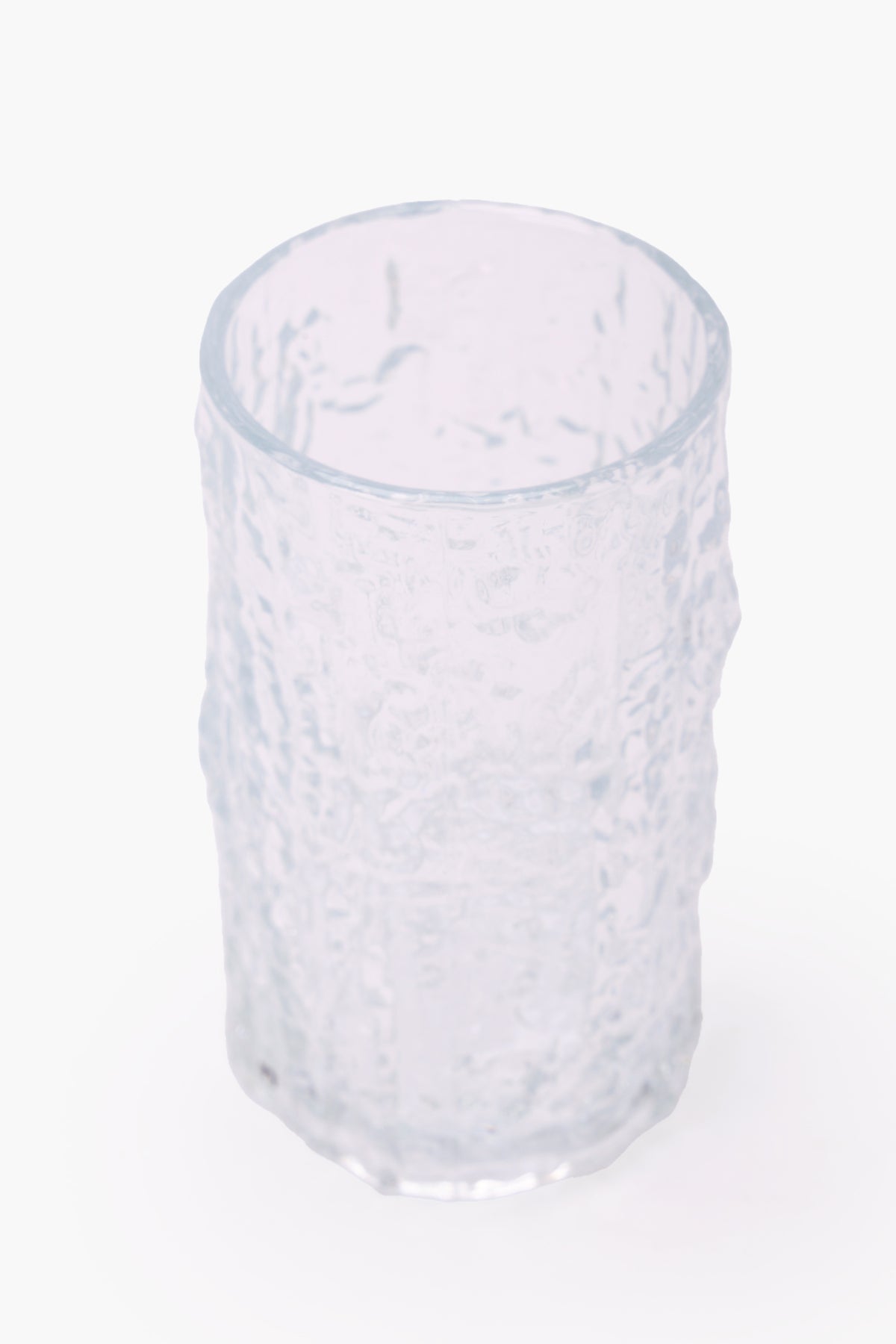 Textured Glass Tumbler