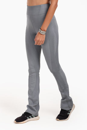 Textured High-Waist Sports Pants