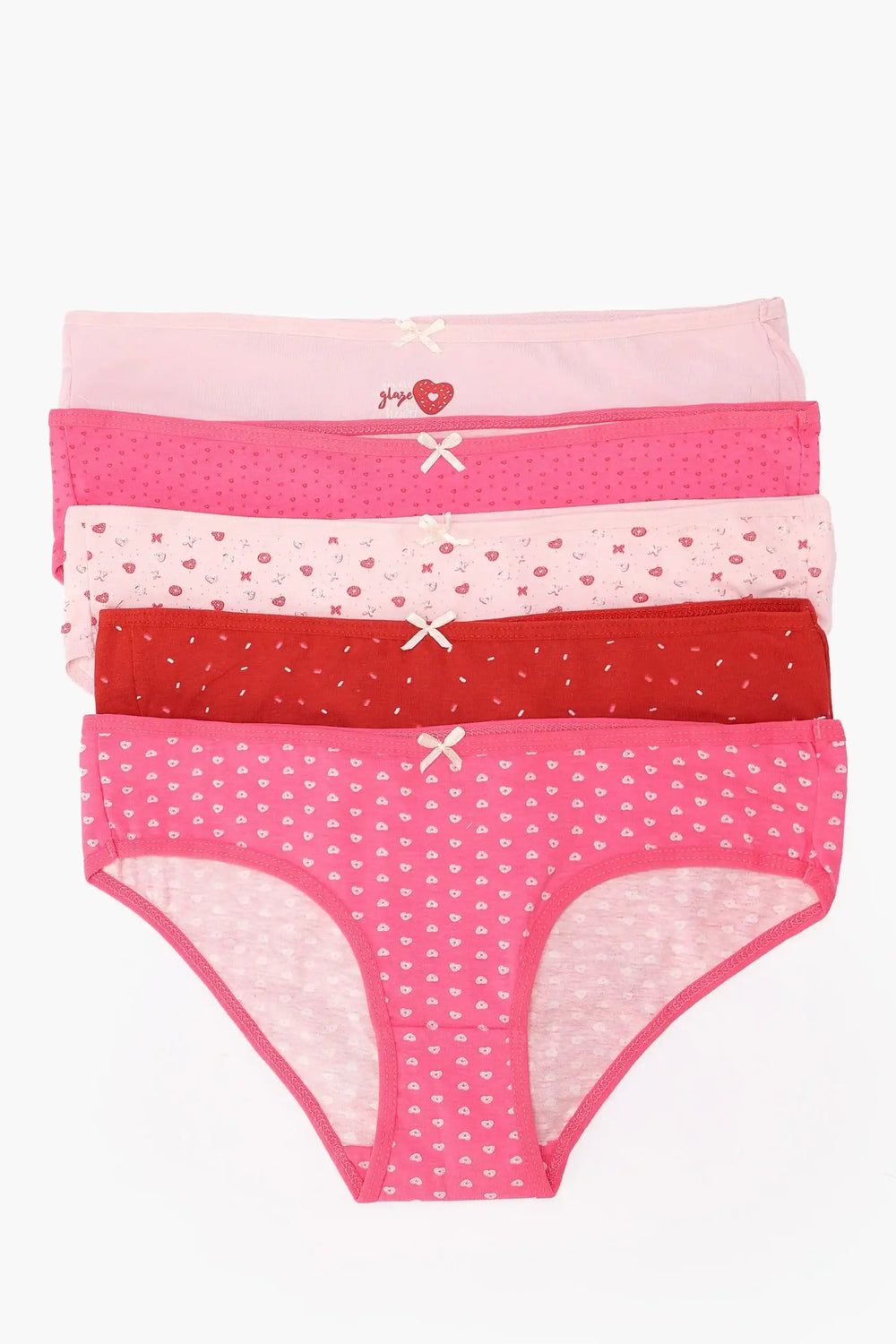 مجموعة من 5 بانتي بيكيني ملون