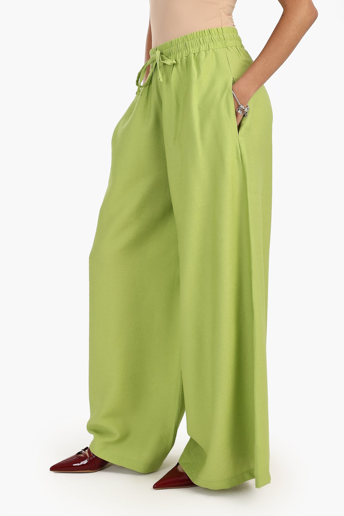 Linen Wide Leg Pants