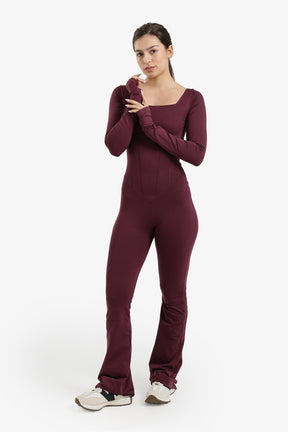 Square-Neck Jumpsuit