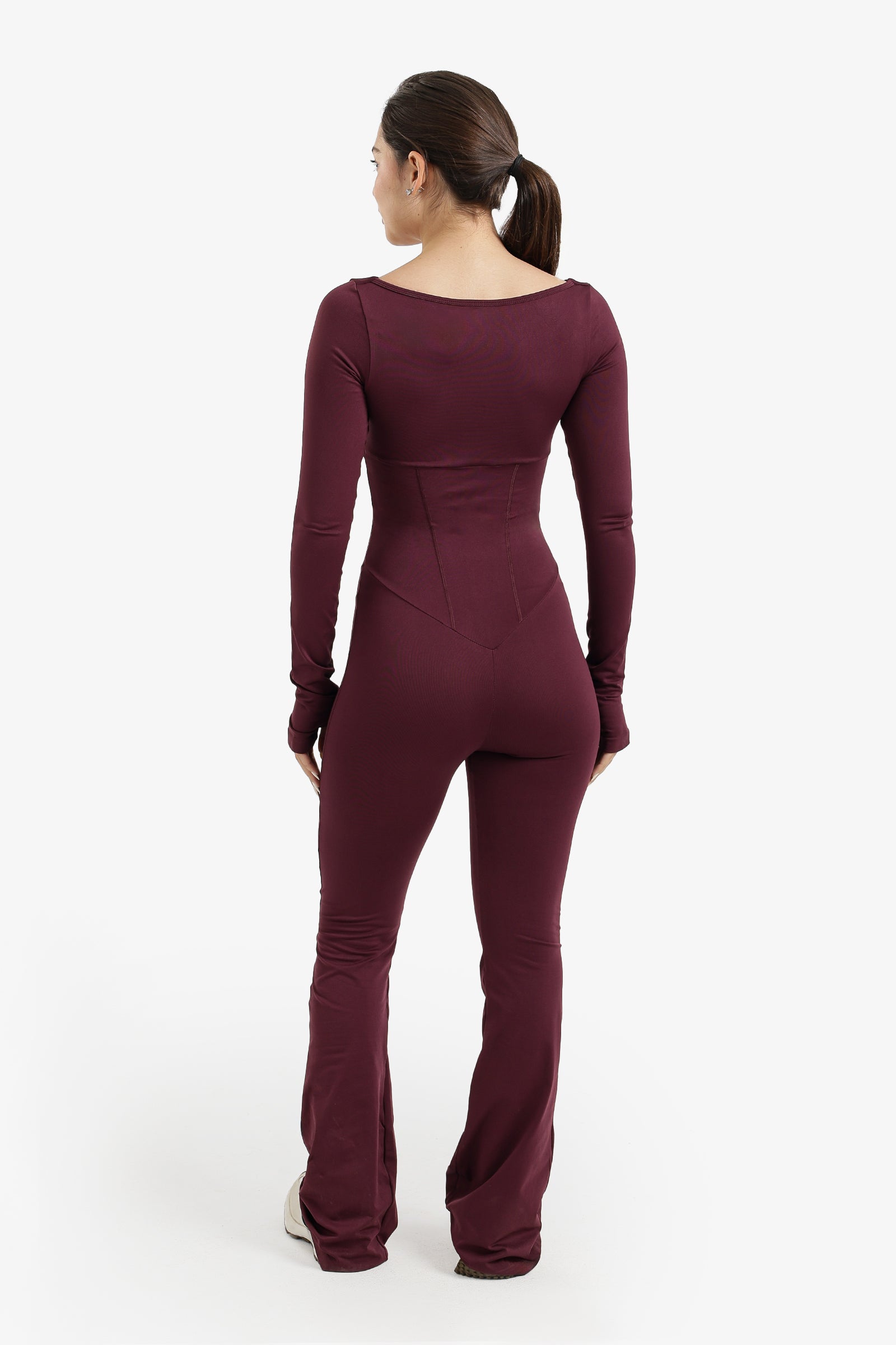 Square-Neck Jumpsuit