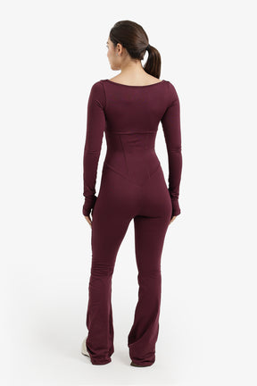 Square-Neck Jumpsuit