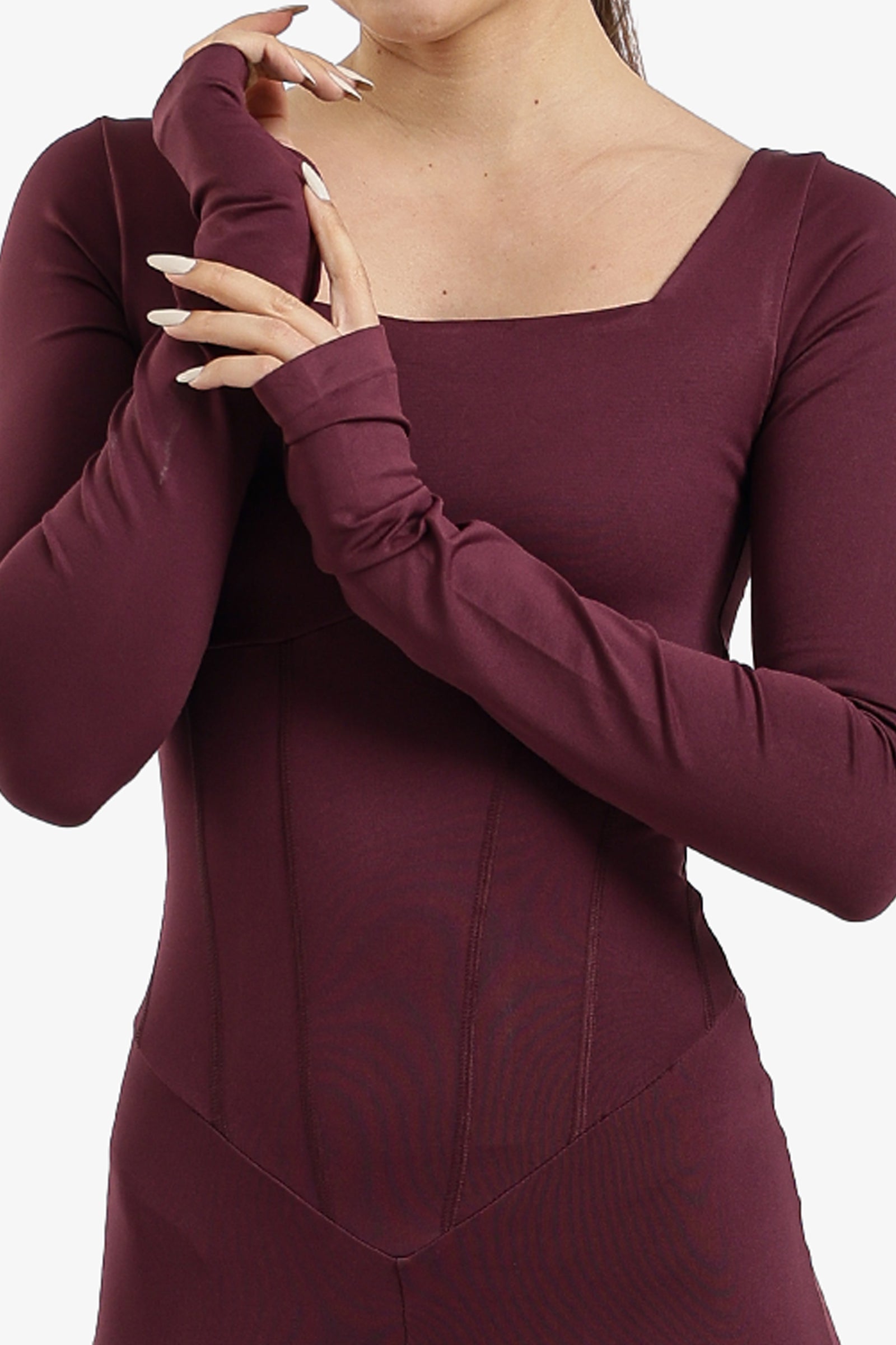 Square-Neck Jumpsuit