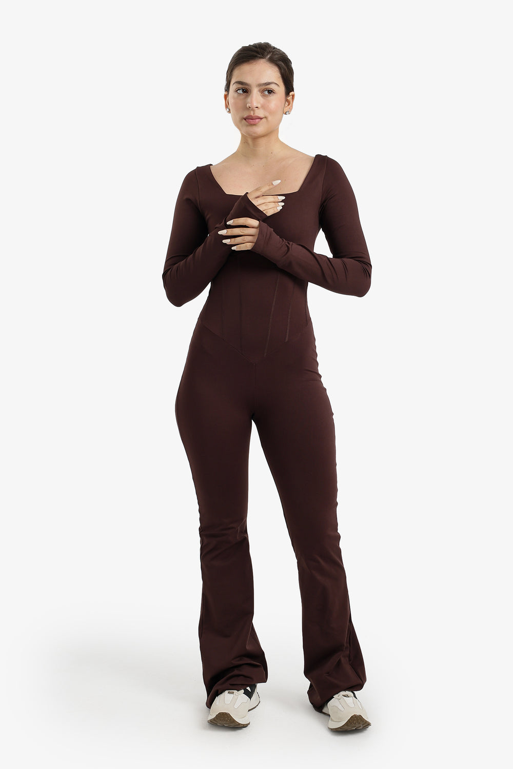 Square-Neck Jumpsuit