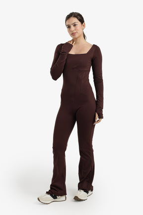 Square-Neck Jumpsuit