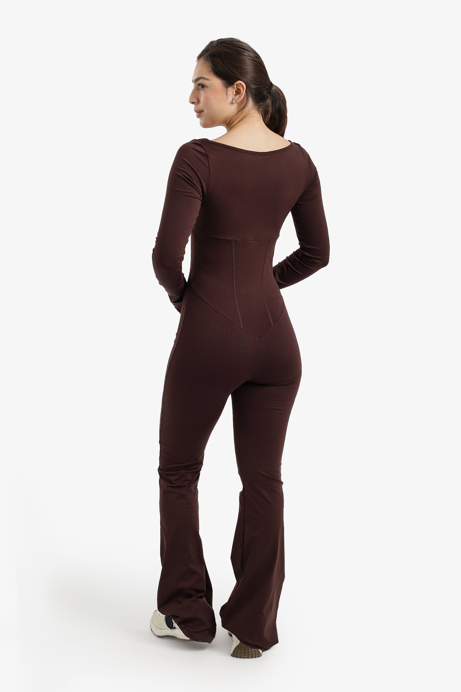 Square-Neck Jumpsuit