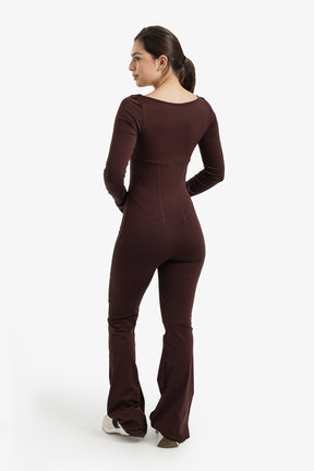 Square-Neck Jumpsuit