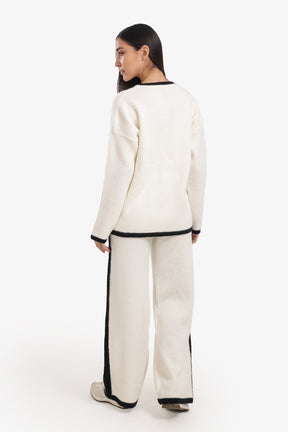 Contrast Trim Lounge Set