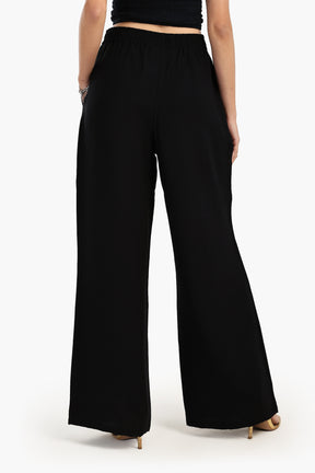 Relaxed Fit Solid Pants