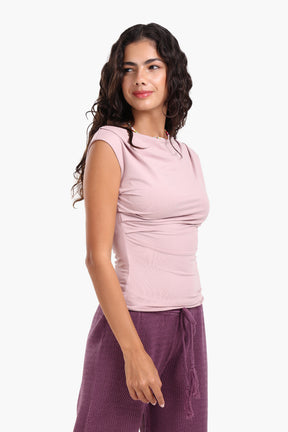 Boat Neck Slim Fit Top