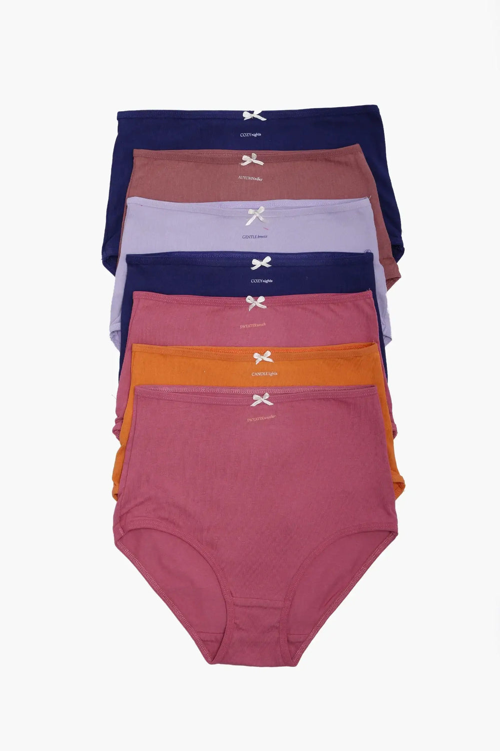 مجموعة من 7 بانتي بريف هاي ويست ملون