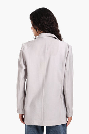 Oversized Notch Collar Blazer