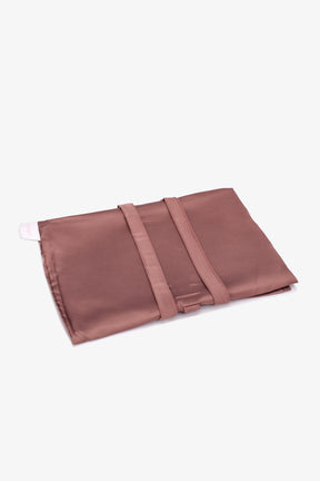 غطاء مخدة ساتين + حافظة