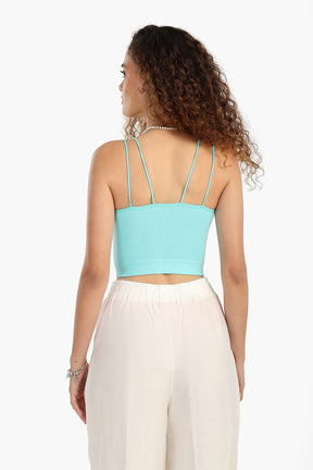 Cotton Spaghetti Straps Top