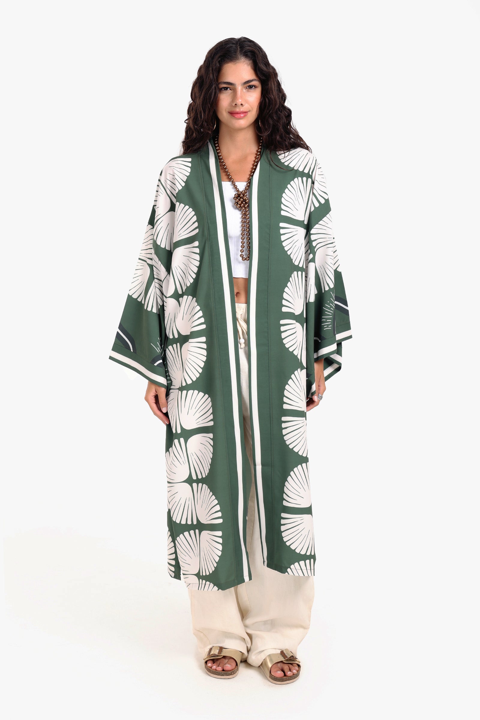 Printed Beach Kimono