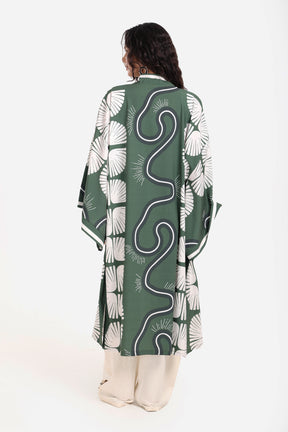 Printed Beach Kimono