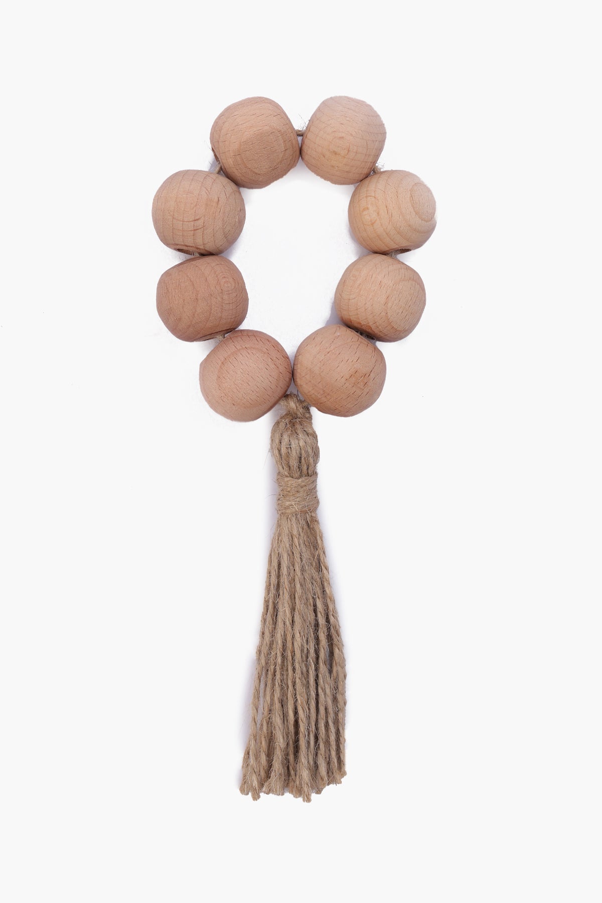 Wooden Holder with Tassels