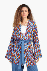 Peacock Pattern Kimono