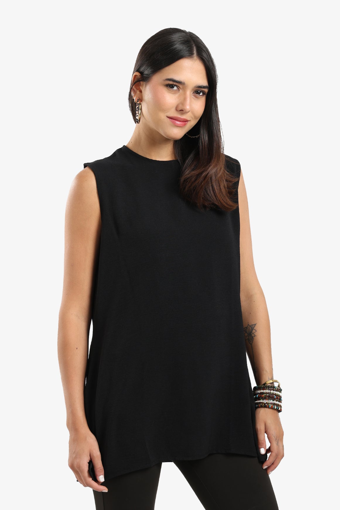 Relaxed Fit Basic Blouse