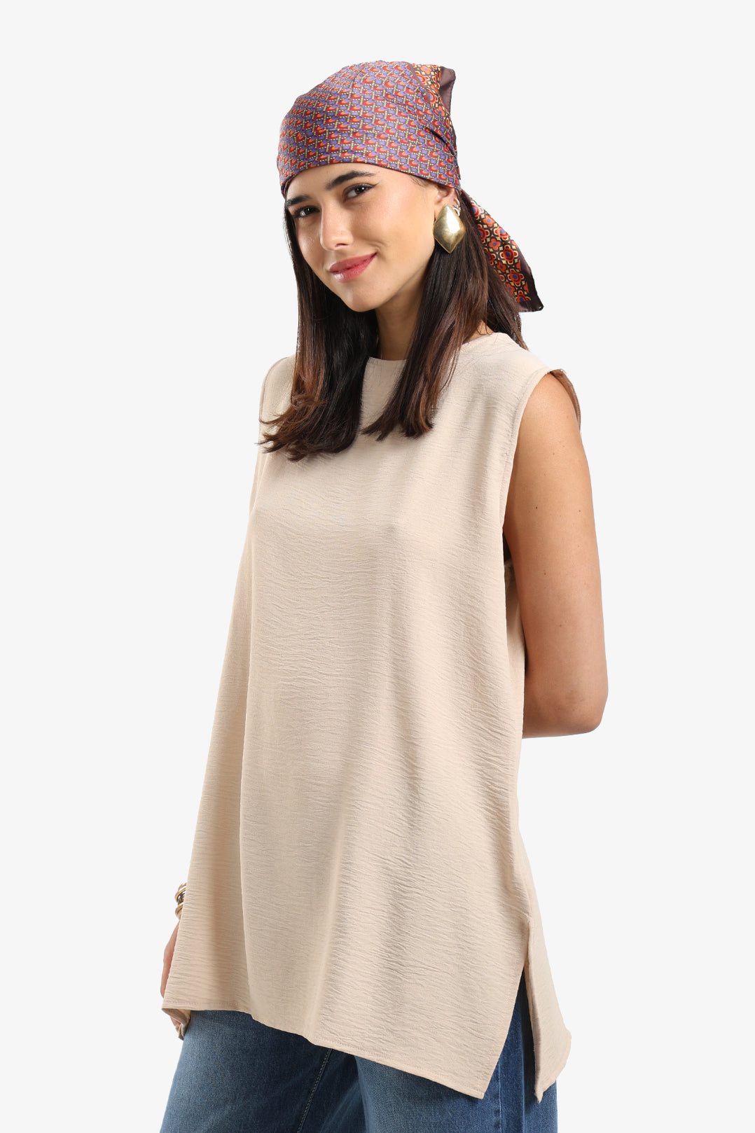 Relaxed Fit Basic Blouse