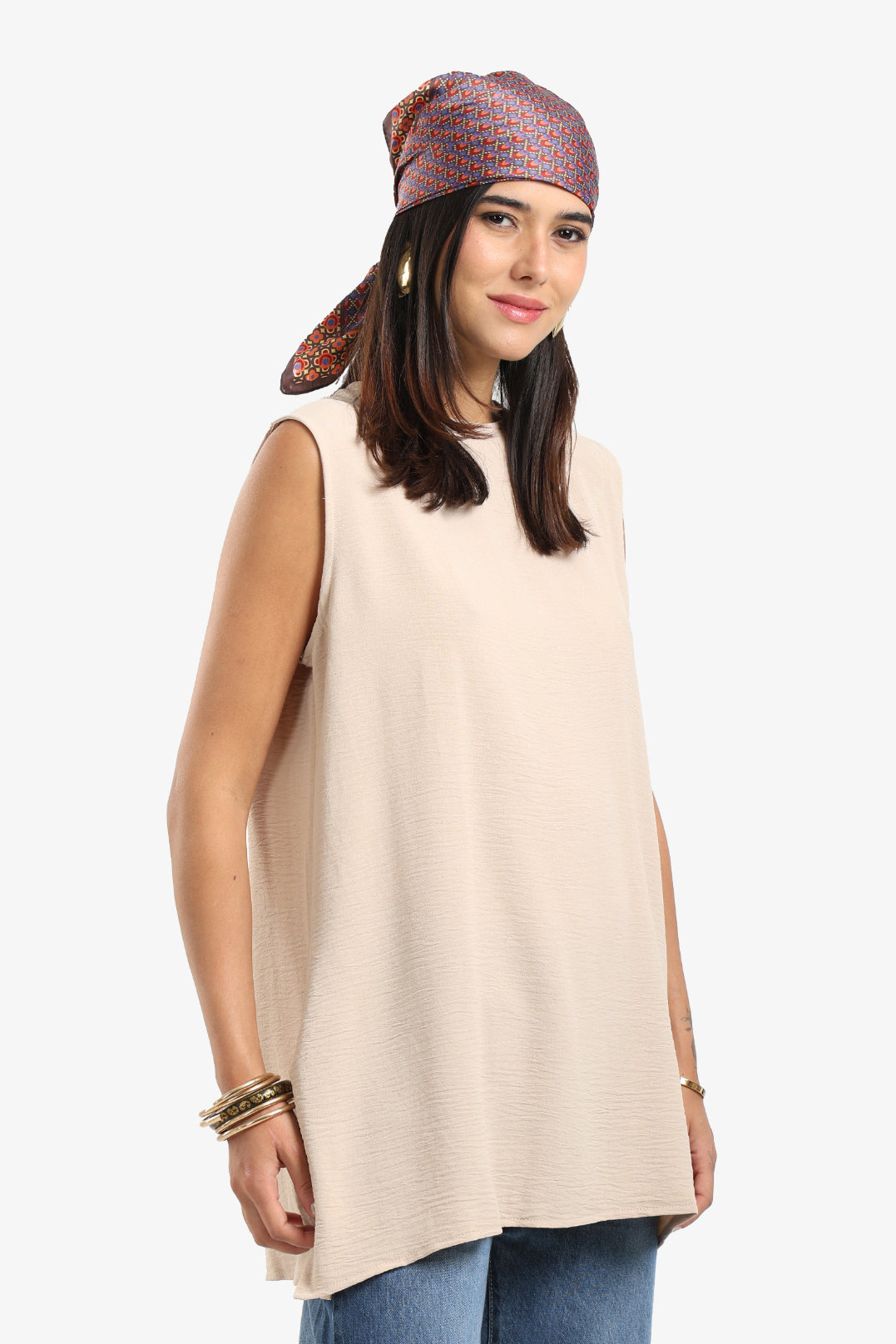 Relaxed Fit Basic Blouse