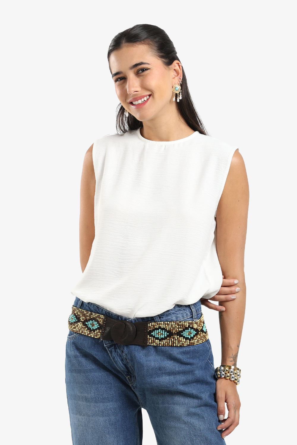 Relaxed Fit Basic Blouse