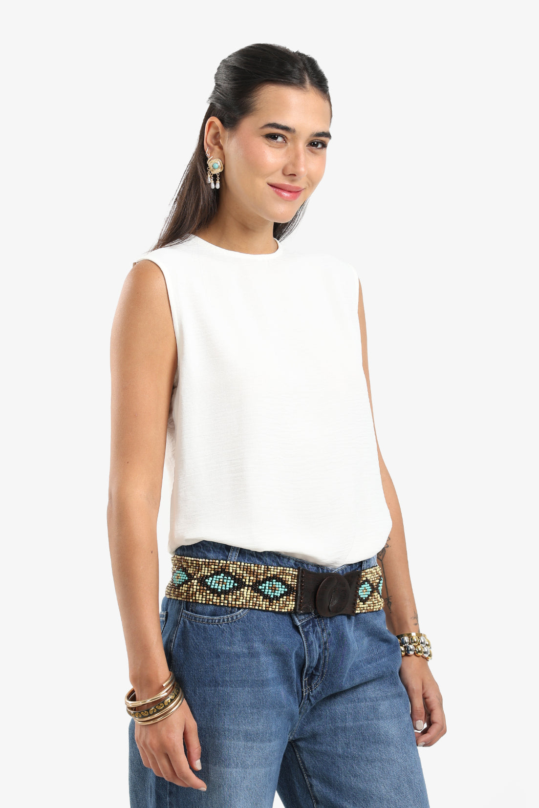 Relaxed Fit Basic Blouse