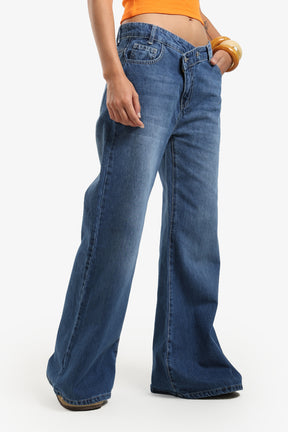 High-Rise Straight-Leg Jeans