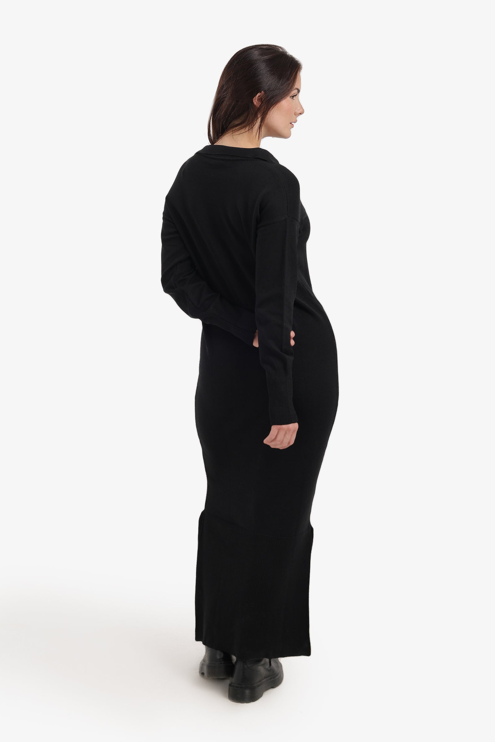 Knit Midi Lounge Dress