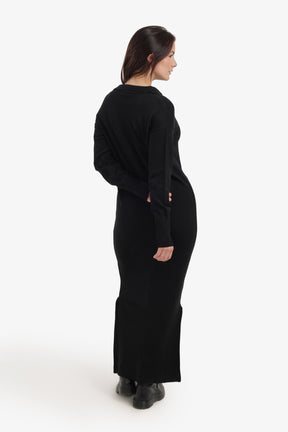 Knit Midi Lounge Dress