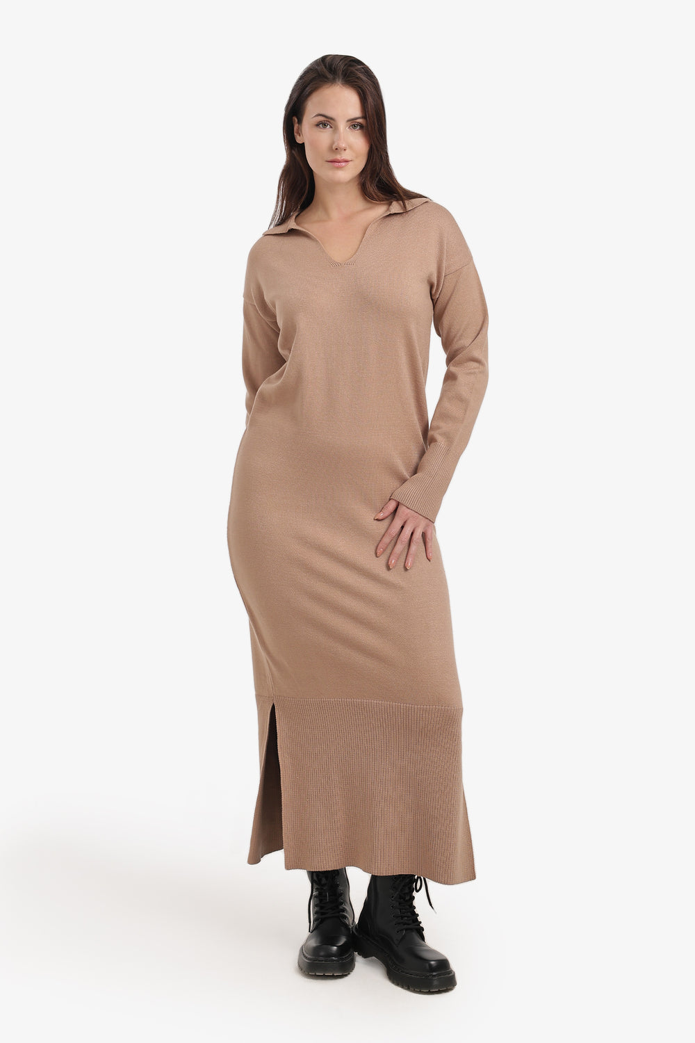 Knit Midi Lounge Dress