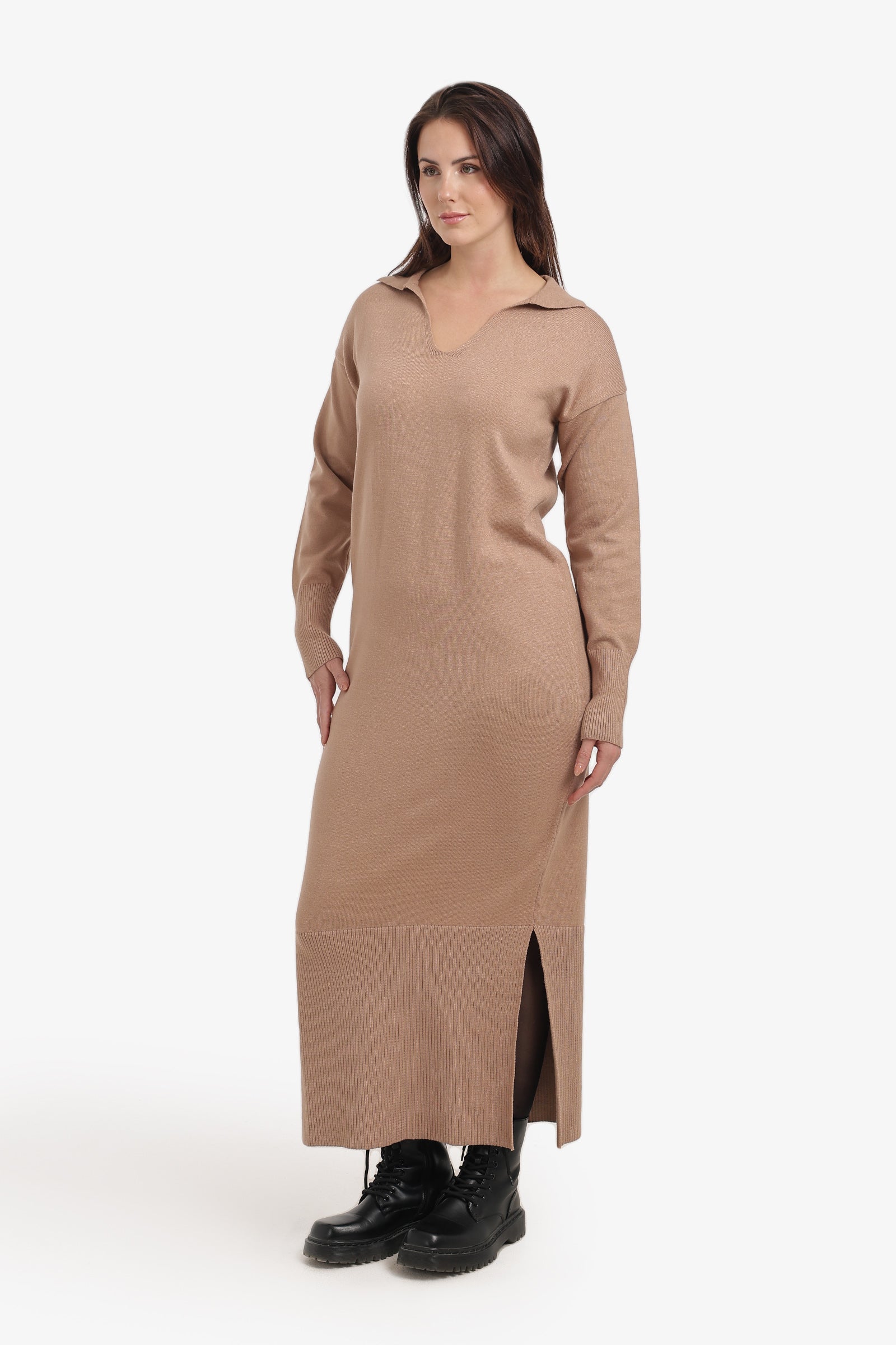 Knit Midi Lounge Dress