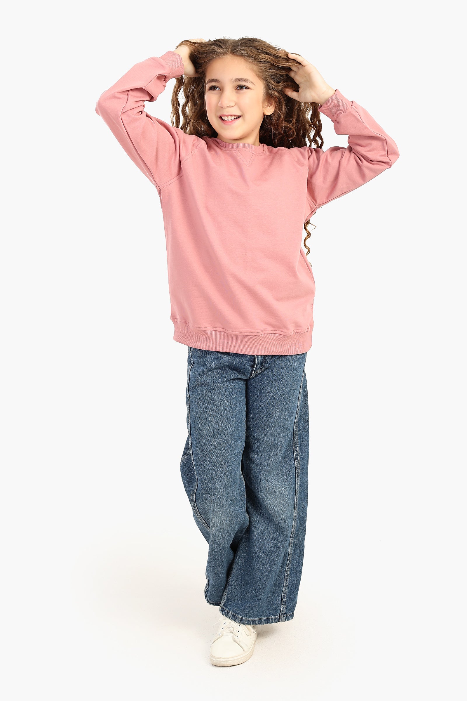 Girly Cozy Crew Neck Sweatshirt