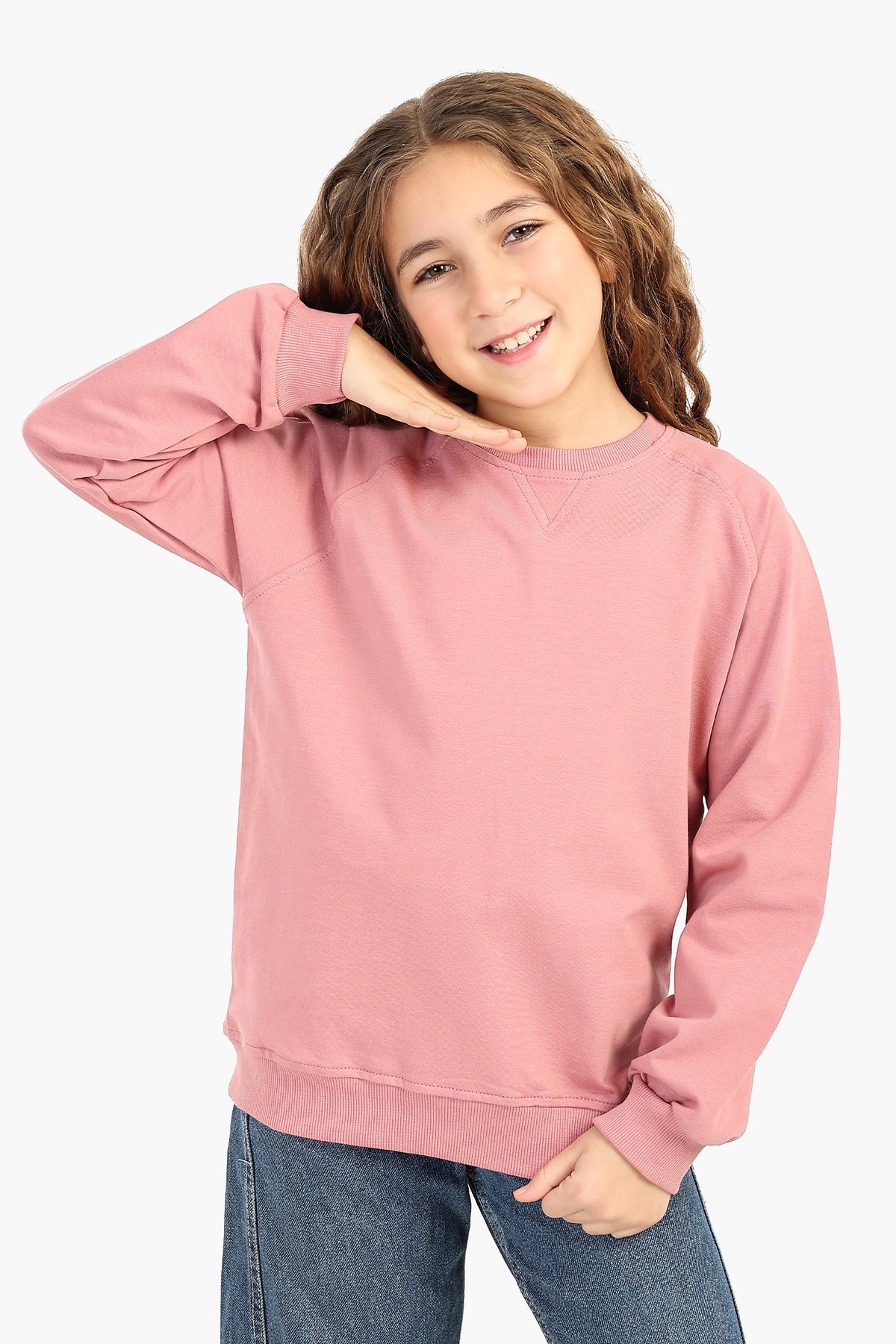 Girly Cozy Crew Neck Sweatshirt