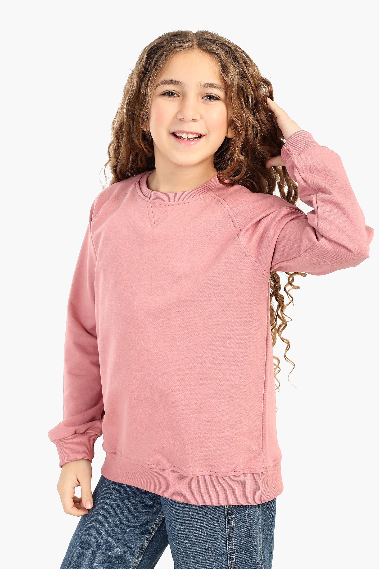 Girly Cozy Crew Neck Sweatshirt