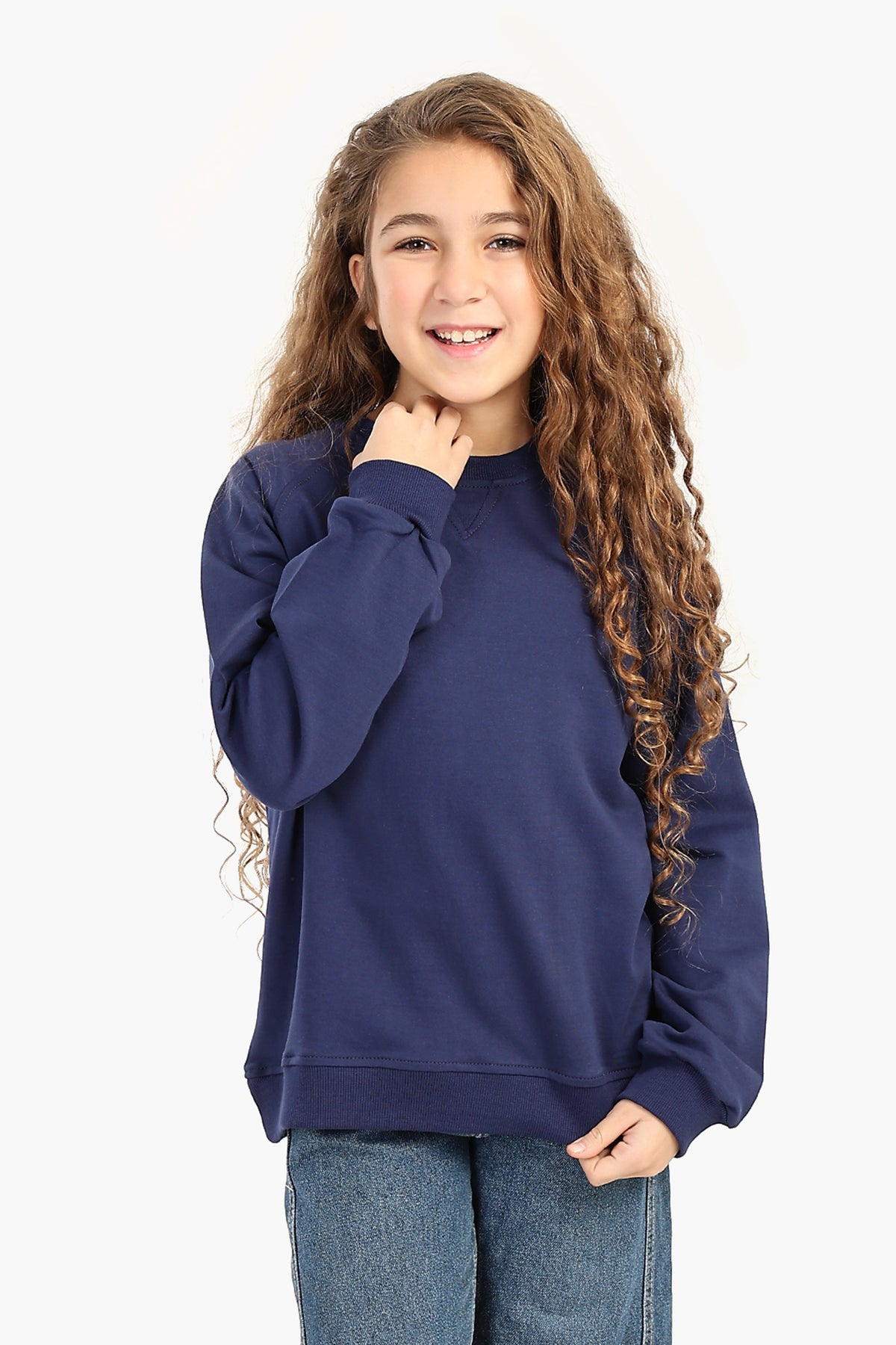 Girly Cozy Crew Neck Sweatshirt