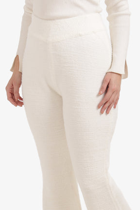 بنطلون لاونج تريكو بقصة فلير