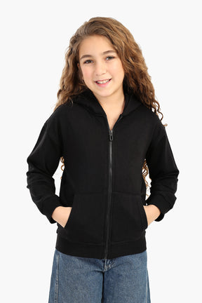 Girly Hooded Zip-Up Sweatshirt