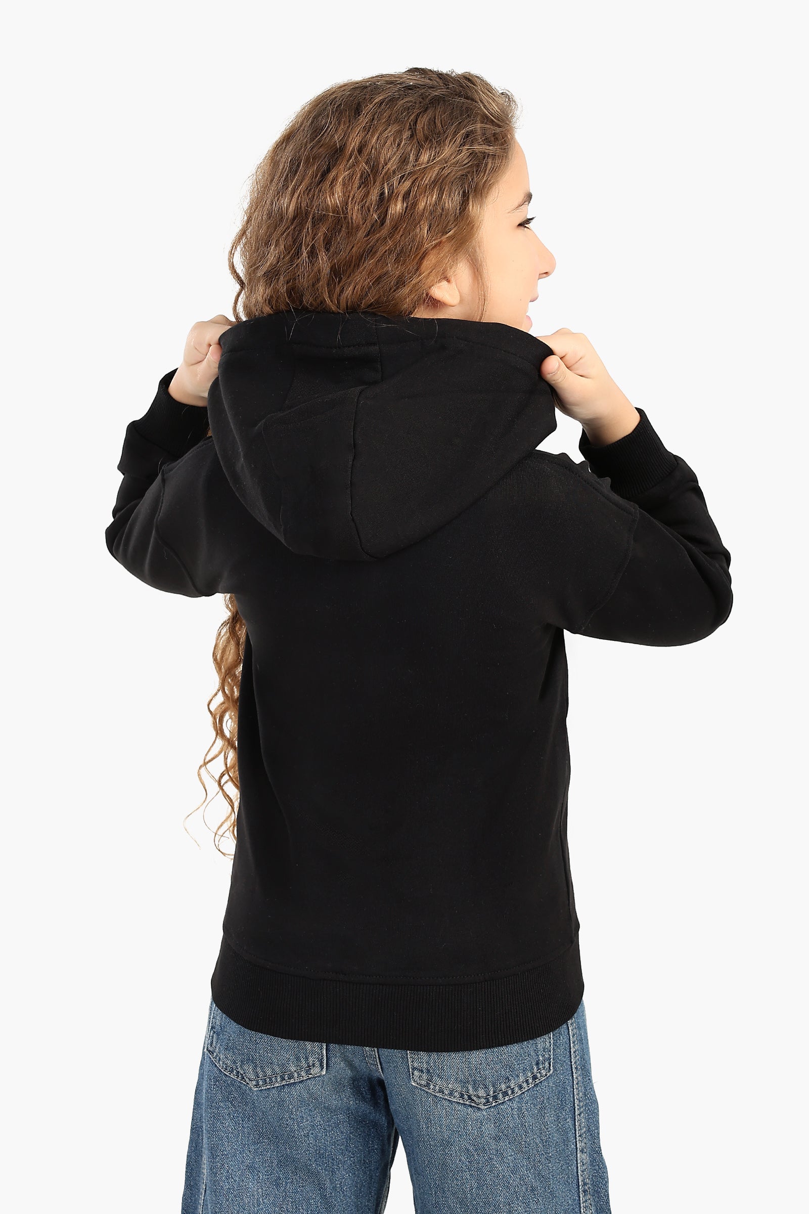 Girly Hooded Zip-Up Sweatshirt