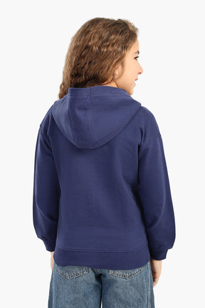 Girly Hooded Zip-Up Sweatshirt